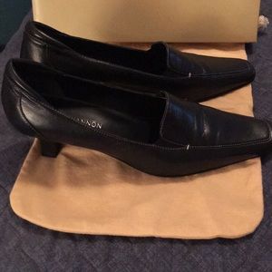Navy dress shoes